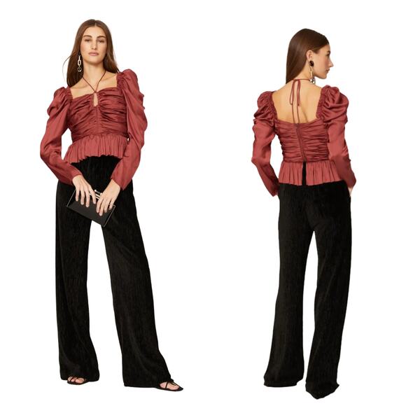 Ulla Johnson Rust Blouse - Picture 3 of 15